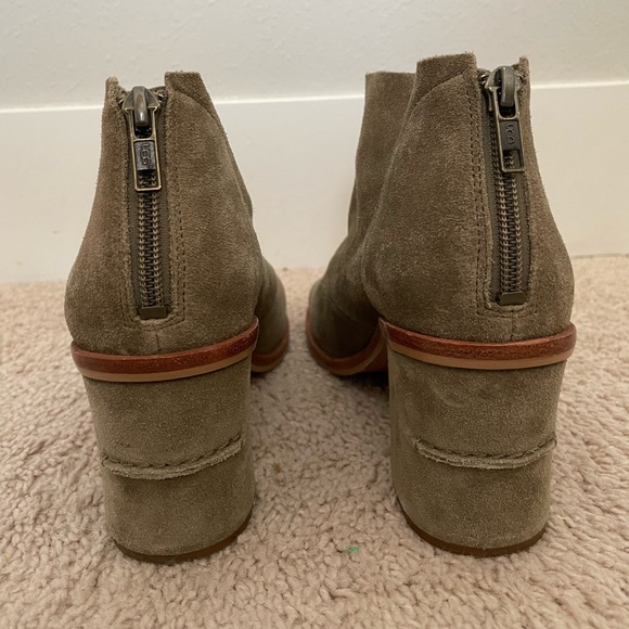 UGG Suede open-toe booties - Picture 2 of 3